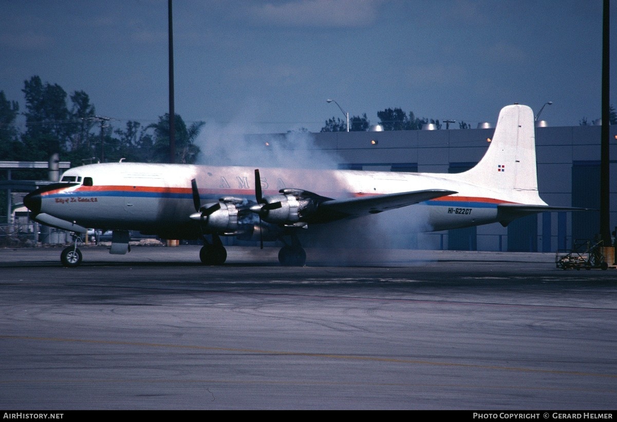 Aircraft Photo of HI-622CT | Douglas DC-7B(F) | AMSA - Aerolíneas Mundo | AirHistory.net #89652