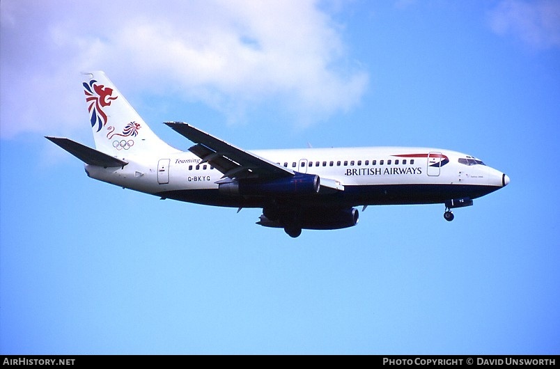 Aircraft Photo of G-BKYG | Boeing 737-236/Adv | British Airways | AirHistory.net #89657