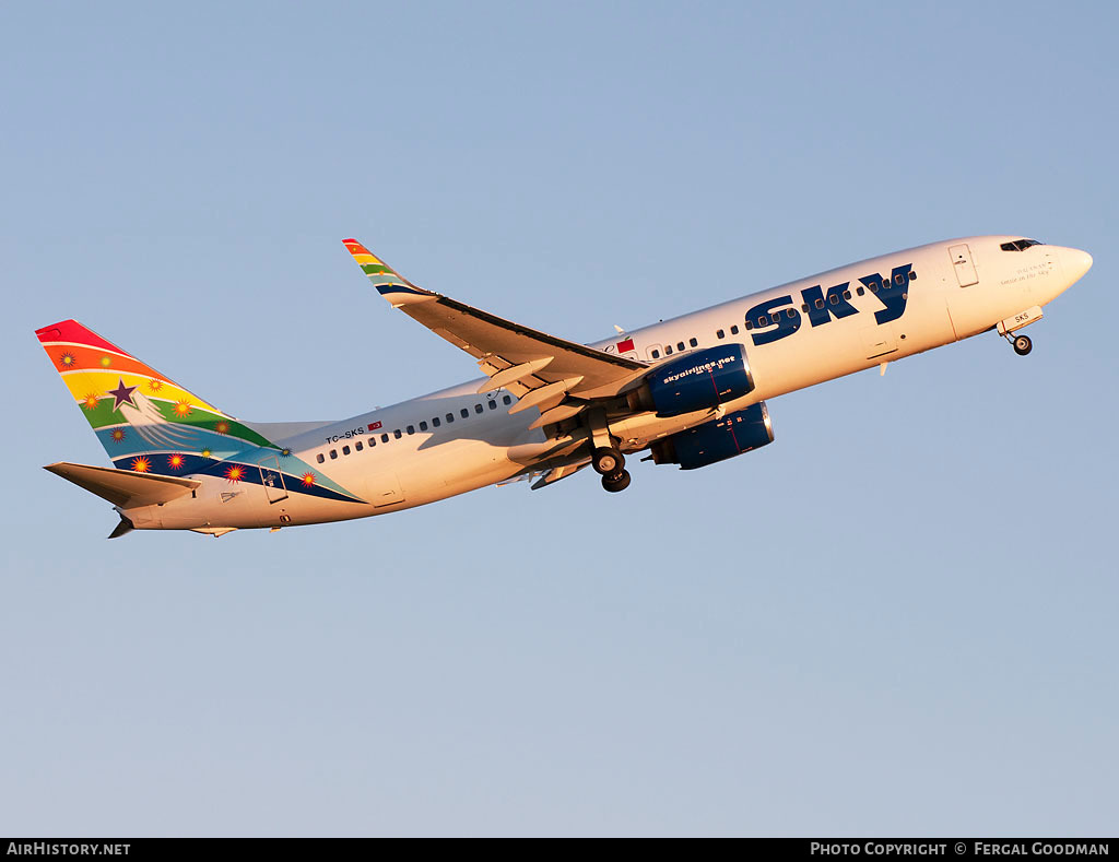 Aircraft Photo of TC-SKS | Boeing 737-83N | Sky Airlines | AirHistory.net #89663