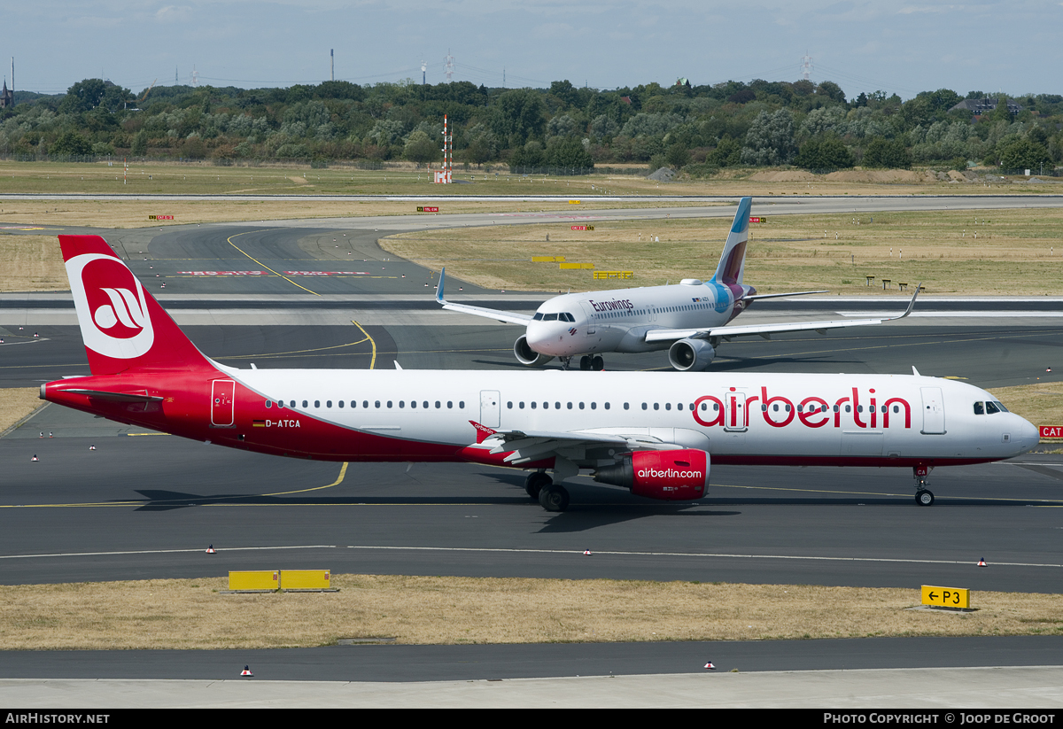 Aircraft Photo of D-ATCA | Airbus A321-211 | Air Berlin | AirHistory.net #89701