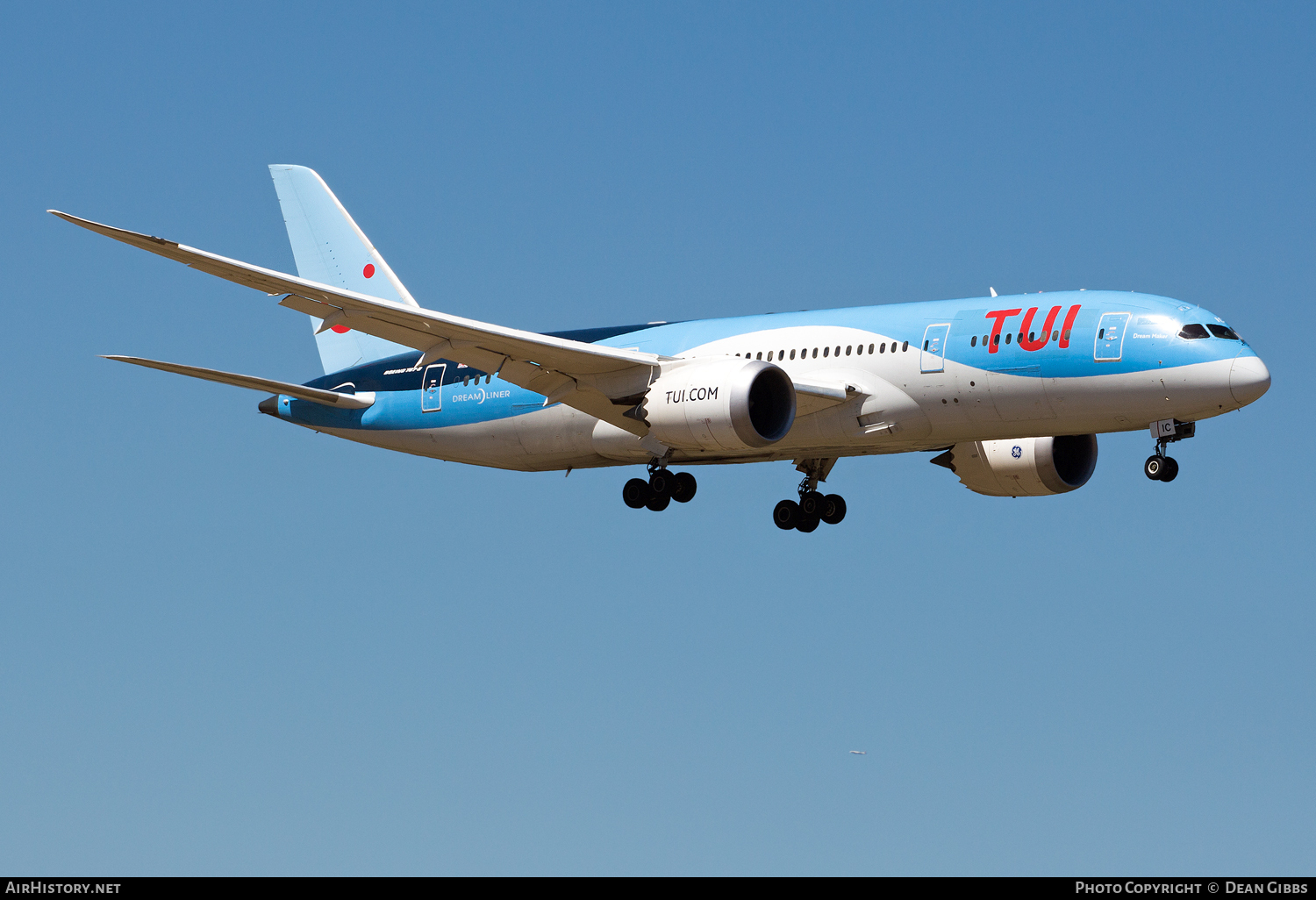 Aircraft Photo of G-TUIC | Boeing 787-8 Dreamliner | TUI | AirHistory.net #89735