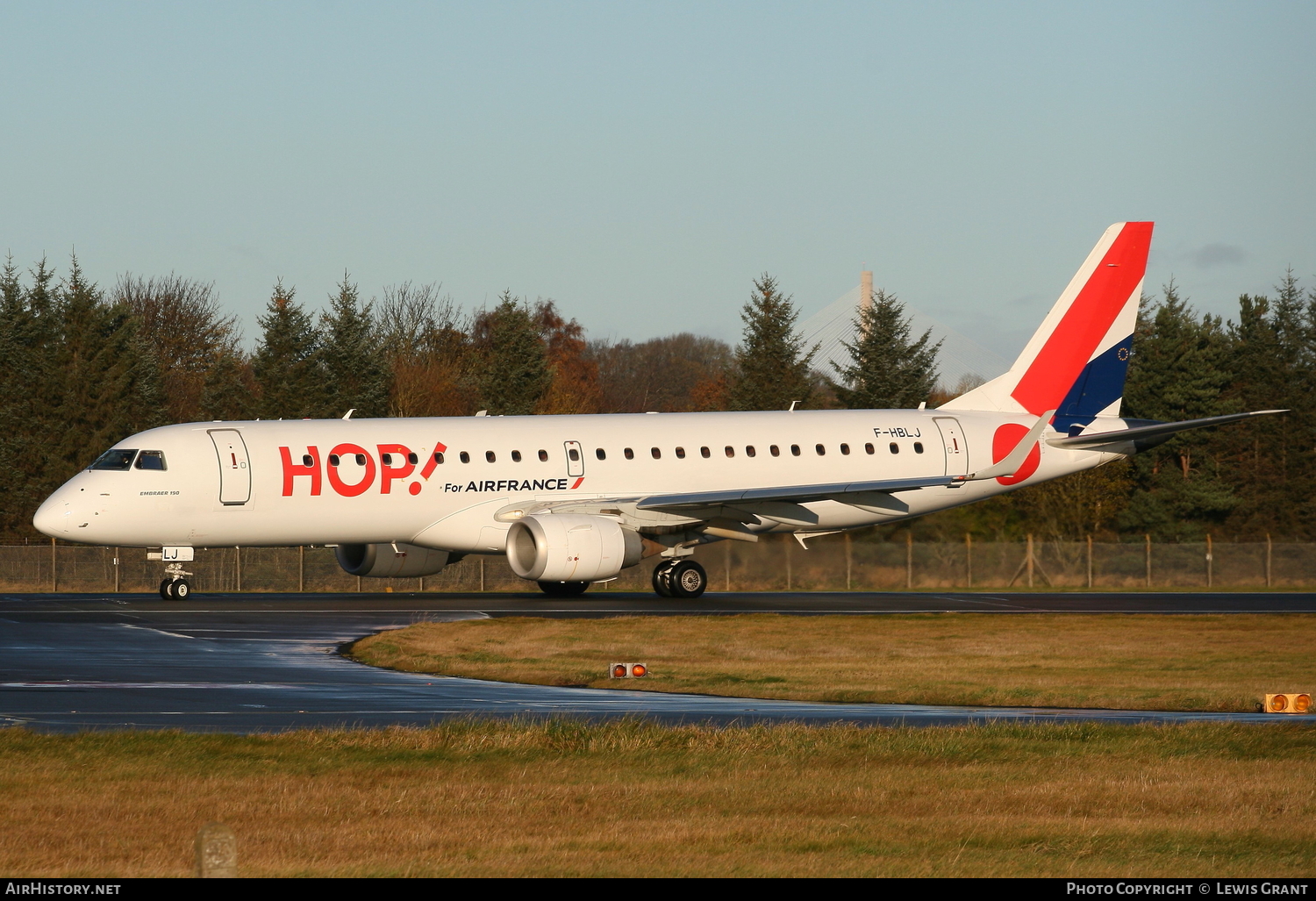 Aircraft Photo of F-HBLJ | Embraer 190STD (ERJ-190-100STD) | Hop! | AirHistory.net #89747