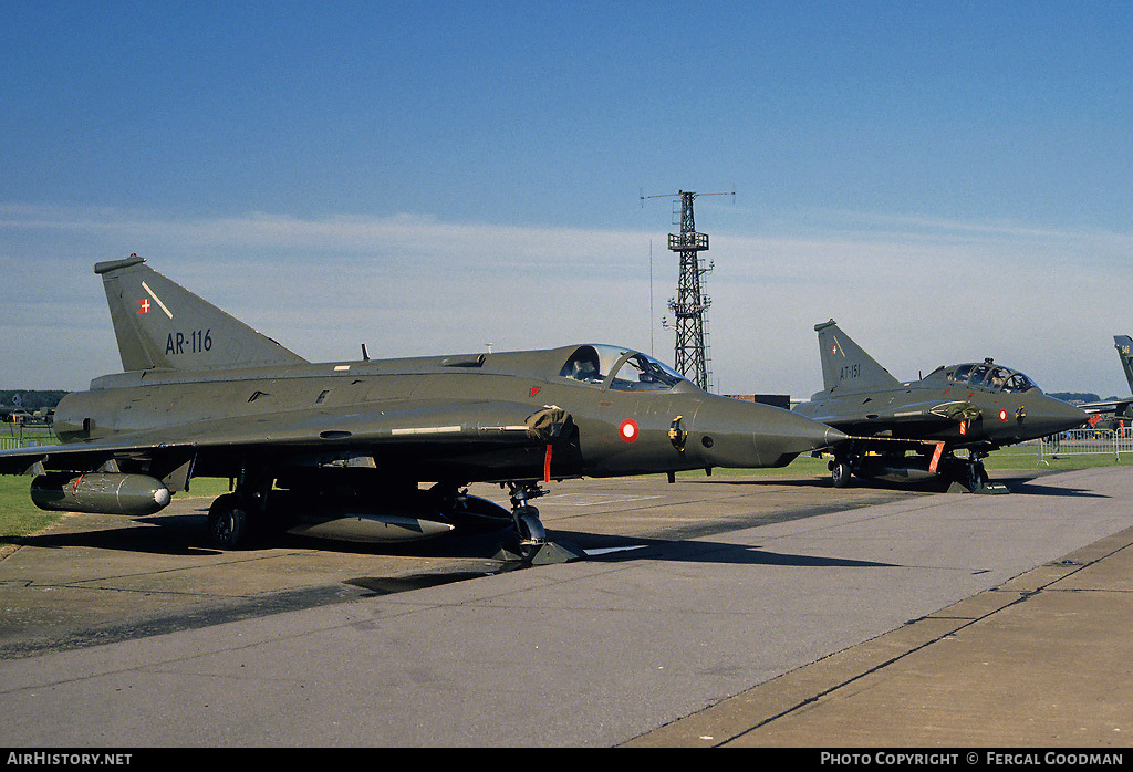 Aircraft Photo of AR-116 | Saab RF-35 Draken | Denmark - Air Force | AirHistory.net #89748