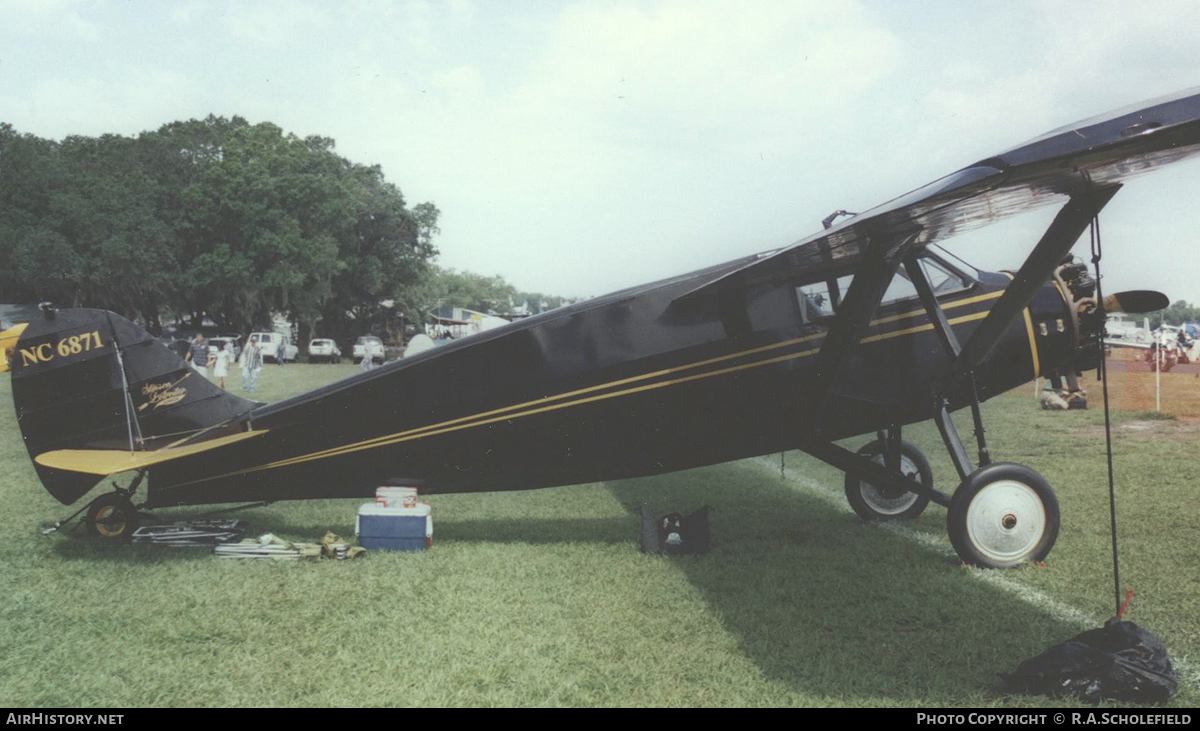 Aircraft Photo of N6871 / NC6871 | Stinson SM-2 Junior | AirHistory.net #89754