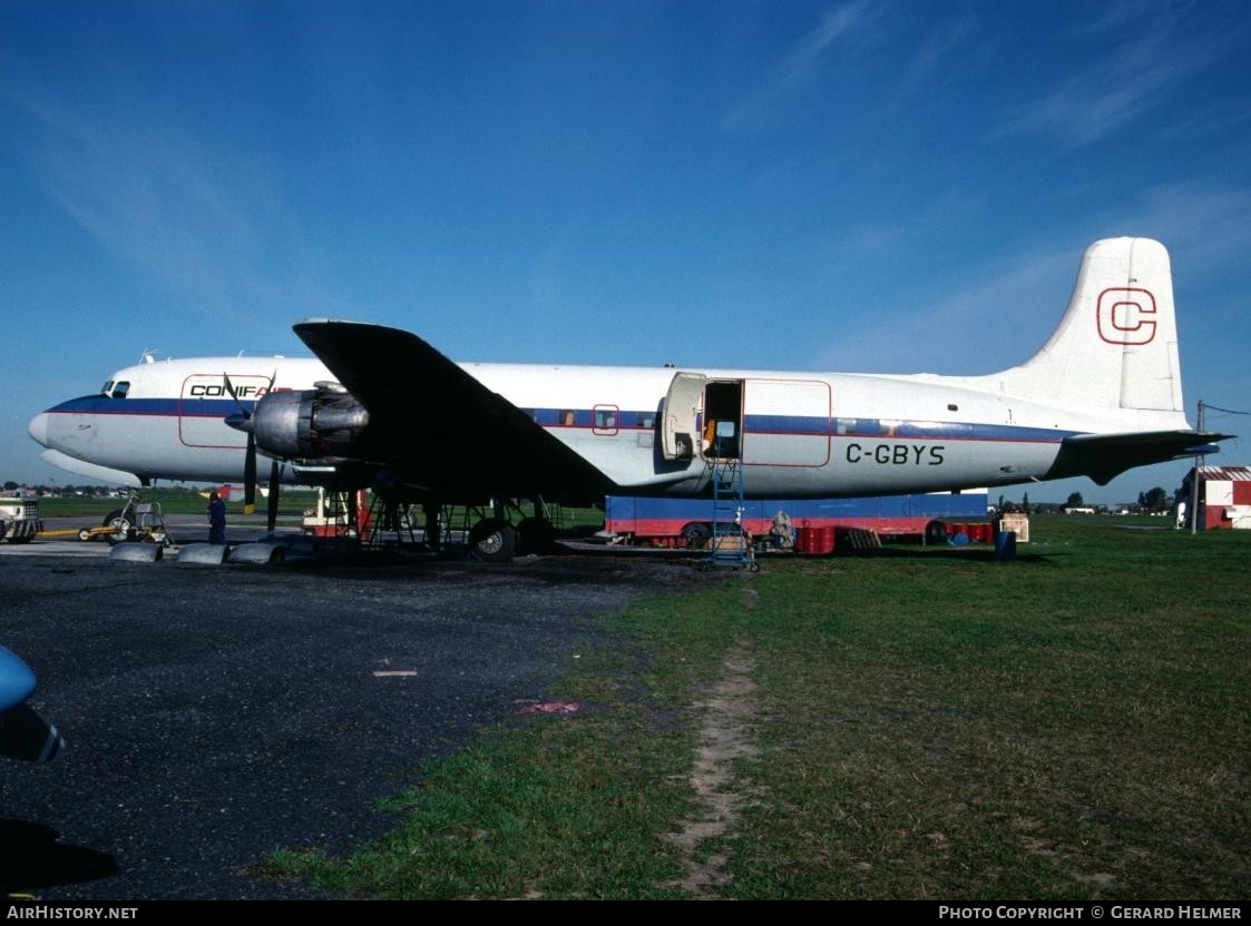 Aircraft Photo of C-GBYS | Douglas DC-6A | Conifair | AirHistory.net #89789