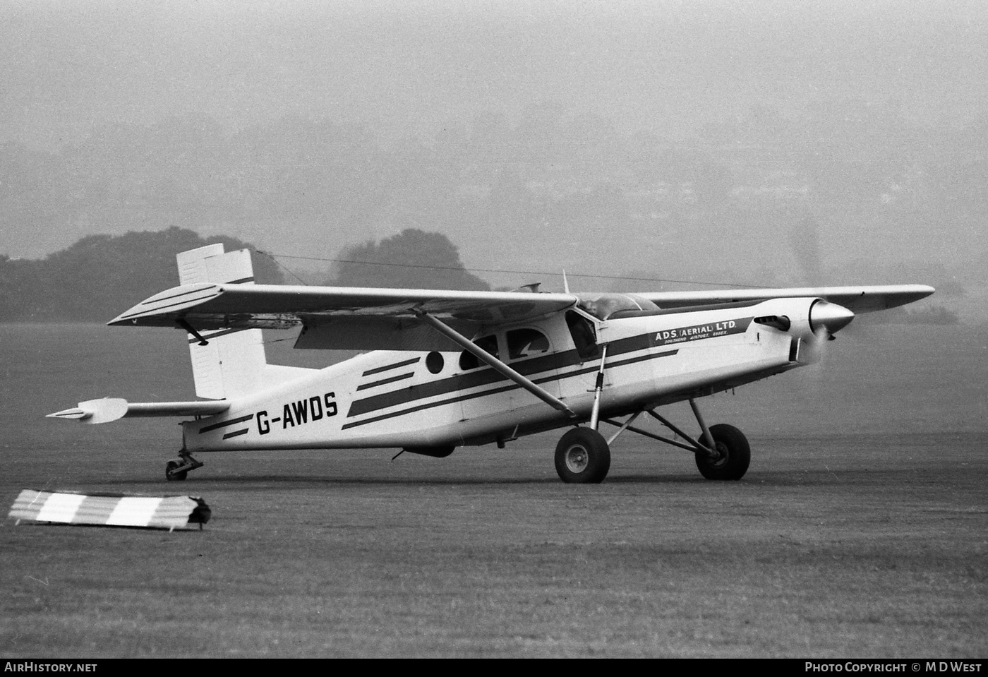 Aircraft Photo of G-AWDS | Pilatus PC-6/B1-H2 Turbo Porter | ADS Aerial | AirHistory.net #89807