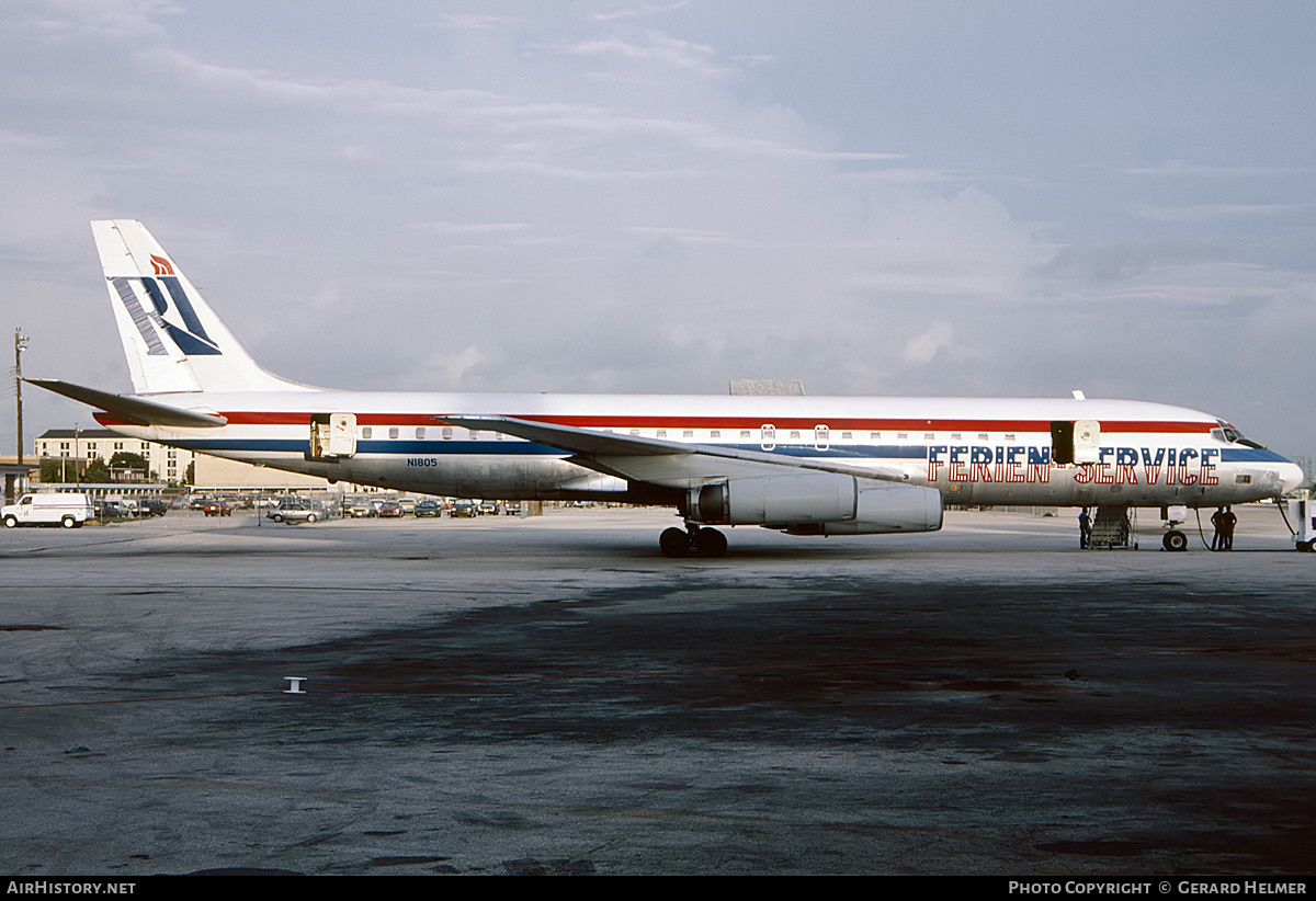 Aircraft Photo of N1805 | McDonnell Douglas DC-8-62 | Ferien Service | AirHistory.net #89808