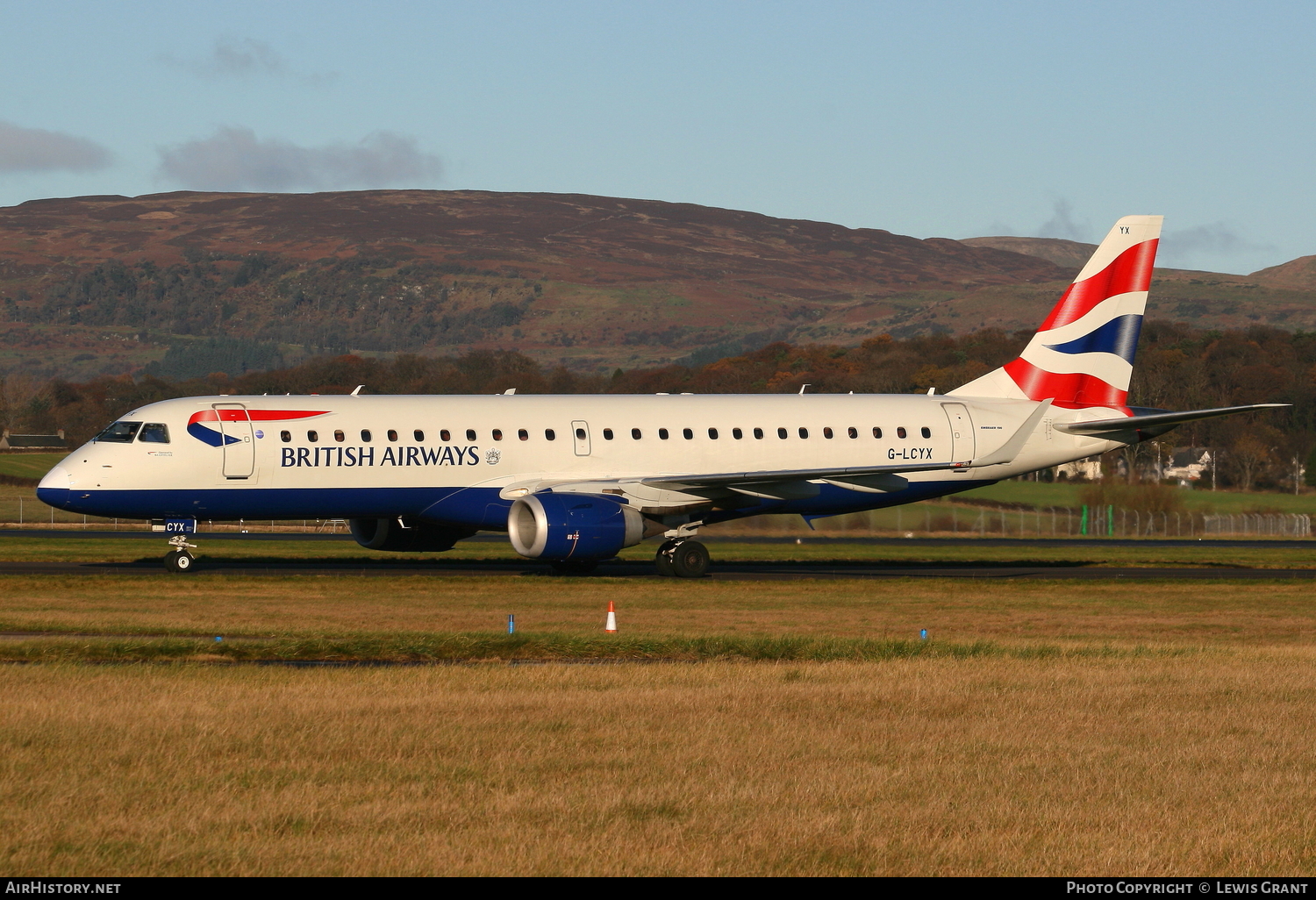 Aircraft Photo of G-LCYX | Embraer 190SR (ERJ-190-100SR) | British Airways | AirHistory.net #89820