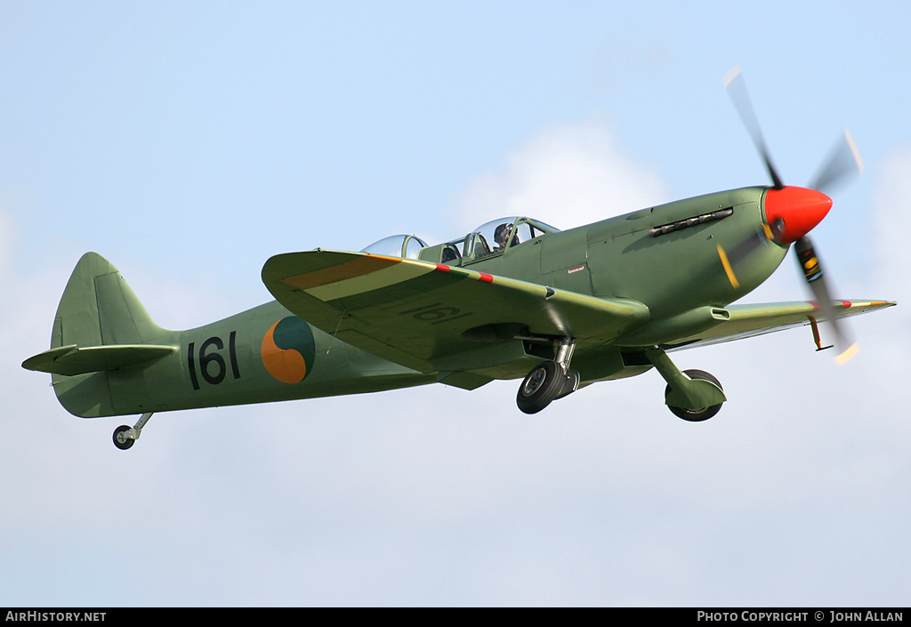 Aircraft Photo of G-CCCA / 161 | Supermarine 509 Spitfire T9C | Ireland - Air Force | AirHistory.net #89823