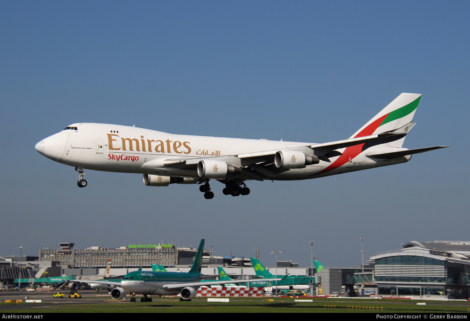 Aircraft Photo of OO-THC | Boeing 747-4HAF/ER/SCD | Emirates SkyCargo | AirHistory.net #89838