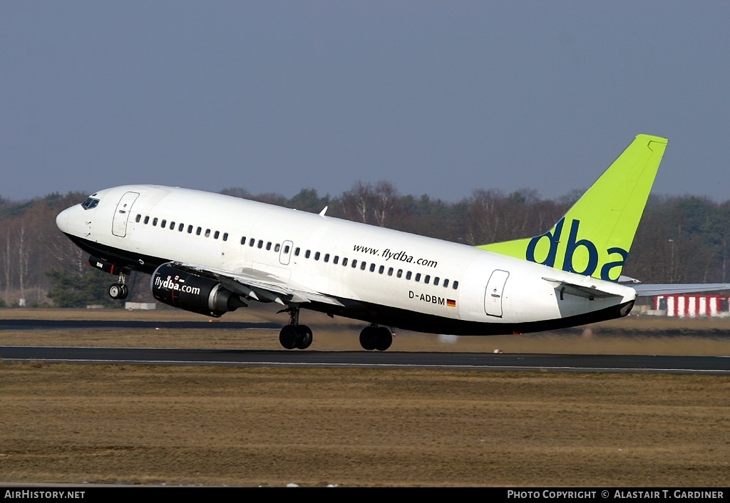 Aircraft Photo of D-ADBM | Boeing 737-31S | DBA - Deutsche BA | AirHistory.net #89842