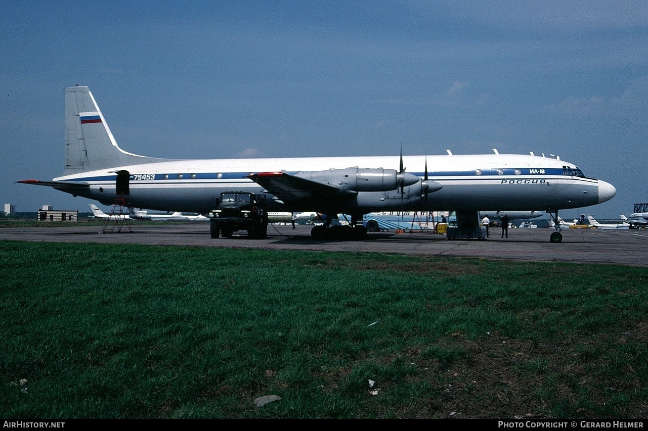Aircraft Photo of RA-75453 | Ilyushin Il-18D | Rossiya - Special Flight Detachment | AirHistory.net #89848