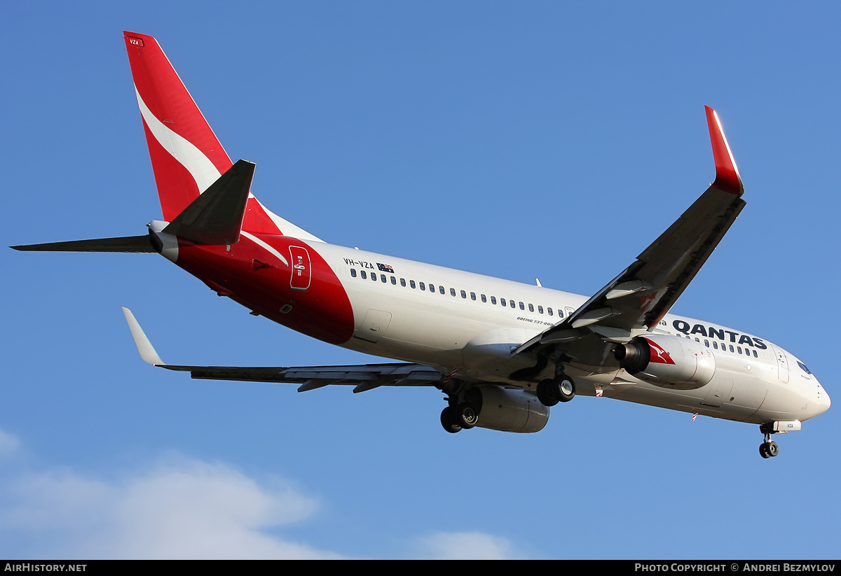 Aircraft Photo of VH-VZA | Boeing 737-838 | Qantas | AirHistory.net #89865