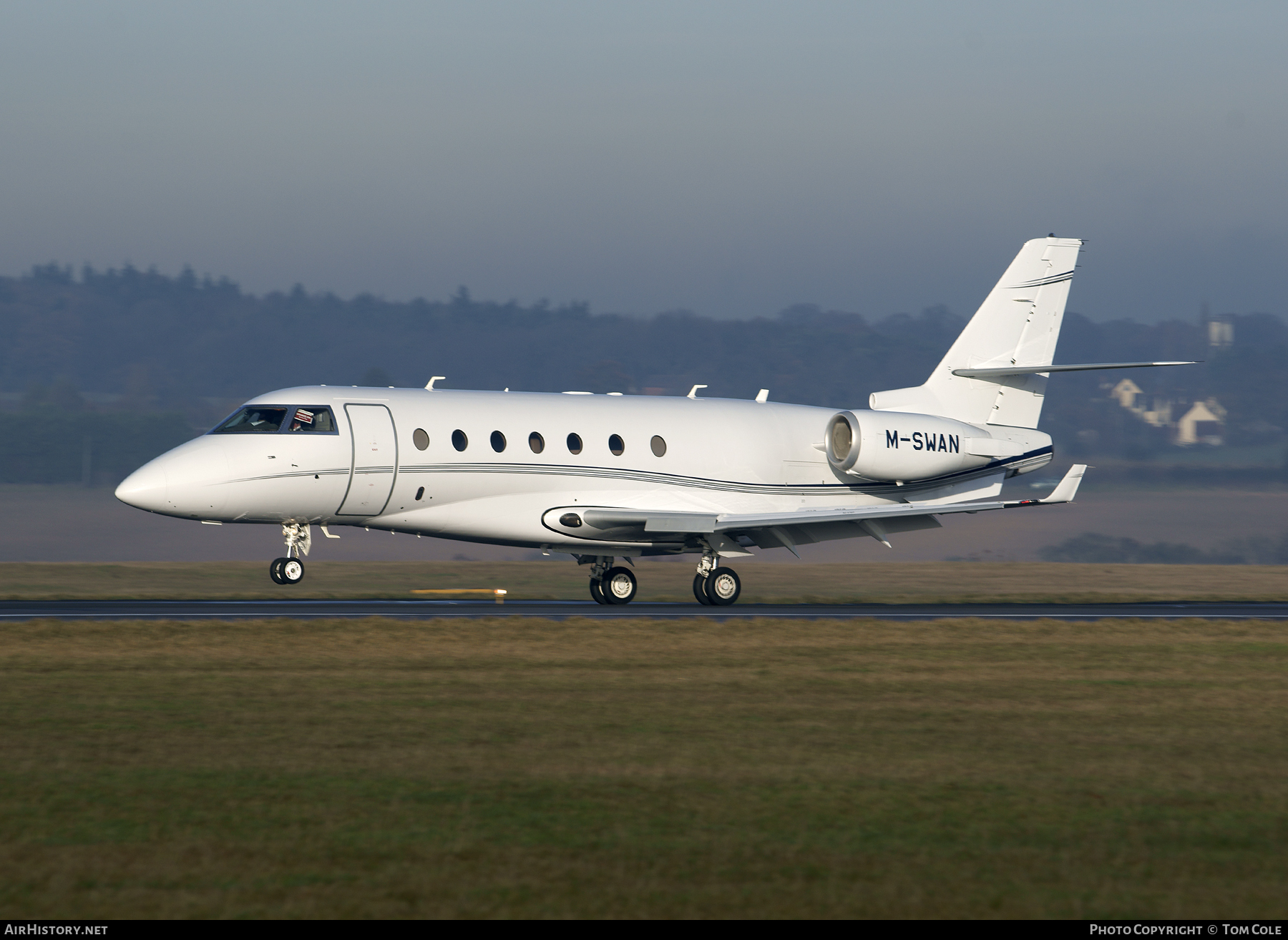 Aircraft Photo of M-SWAN | Israel Aircraft Industries Gulfstream G200 | AirHistory.net #89886