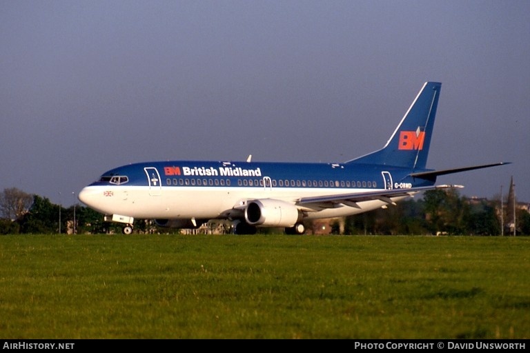 Aircraft Photo of G-OBMD | Boeing 737-33A | British Midland Airways - BMA | AirHistory.net #89913