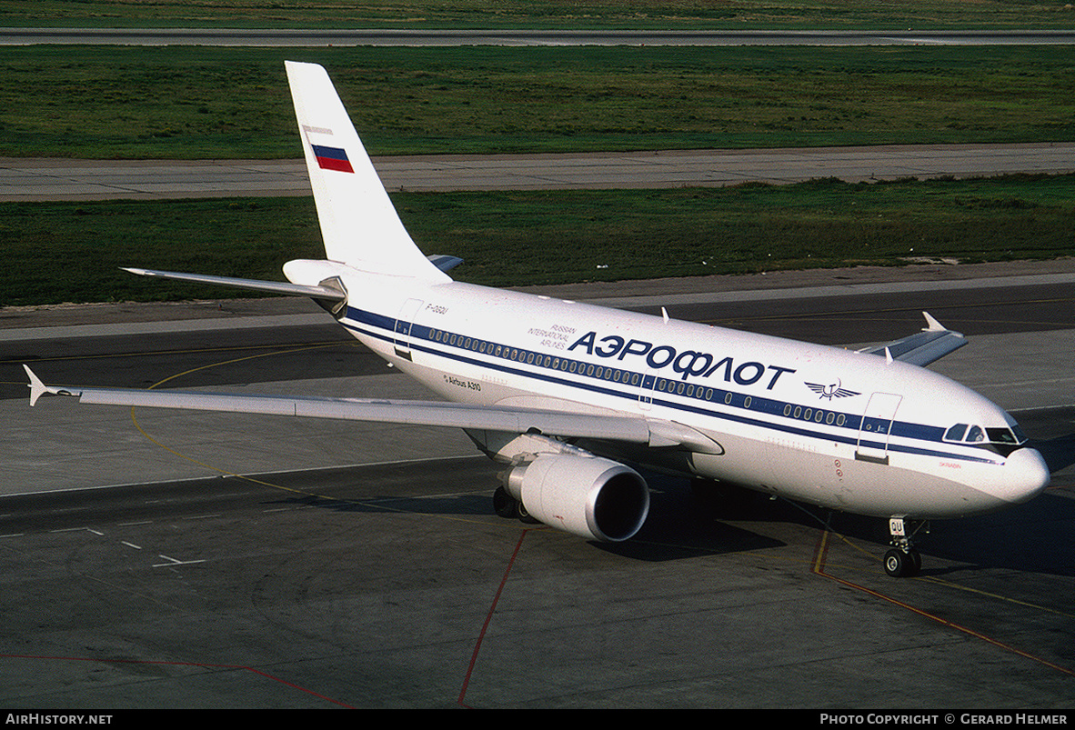 Aircraft Photo of F-OGQU | Airbus A310-308 | Aeroflot - Russian International Airlines | AirHistory.net #89925
