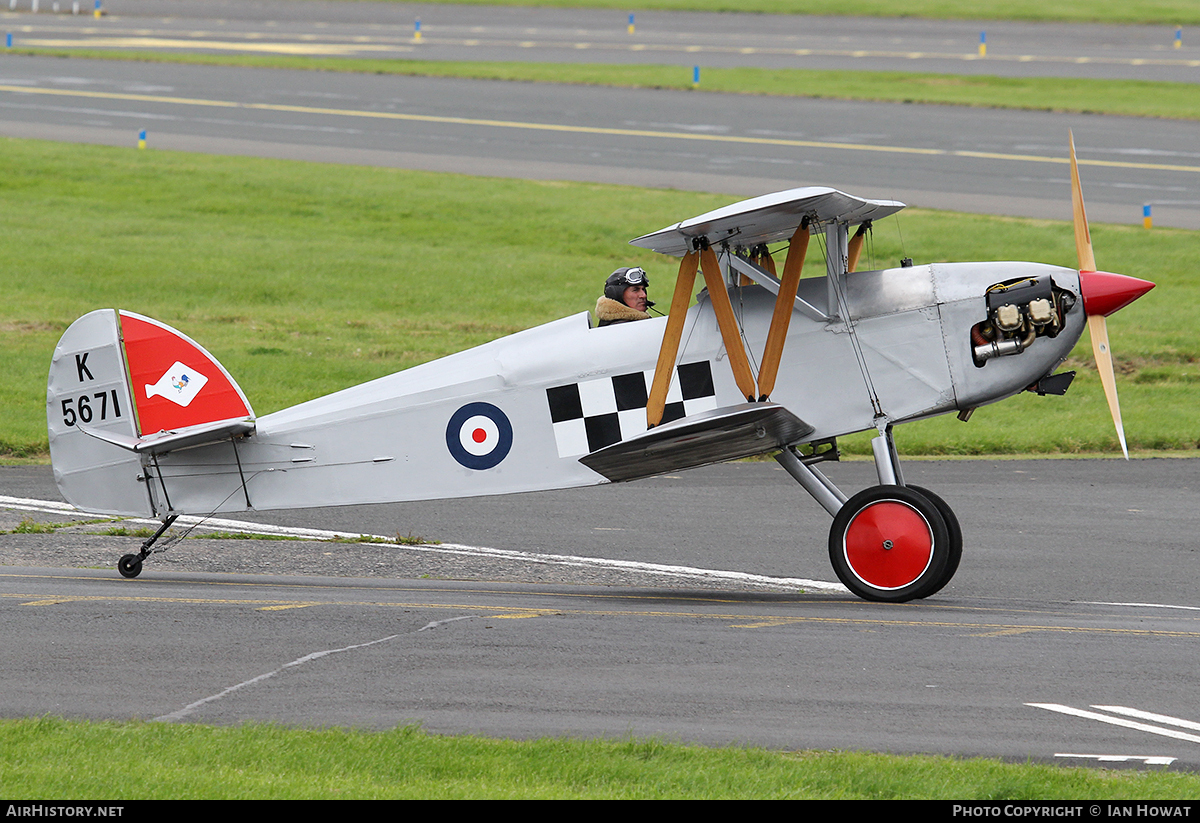 Aircraft Photo of G-EHMF / K5671 | Isaacs Fury II | UK - Air Force | AirHistory.net #89945