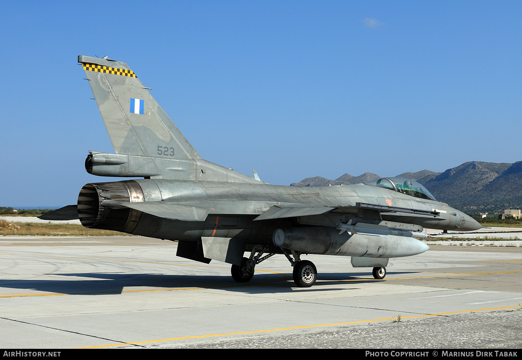 Aircraft Photo of 523 | Lockheed Martin F-16CJ Fighting Falcon | Greece - Air Force | AirHistory.net #89968
