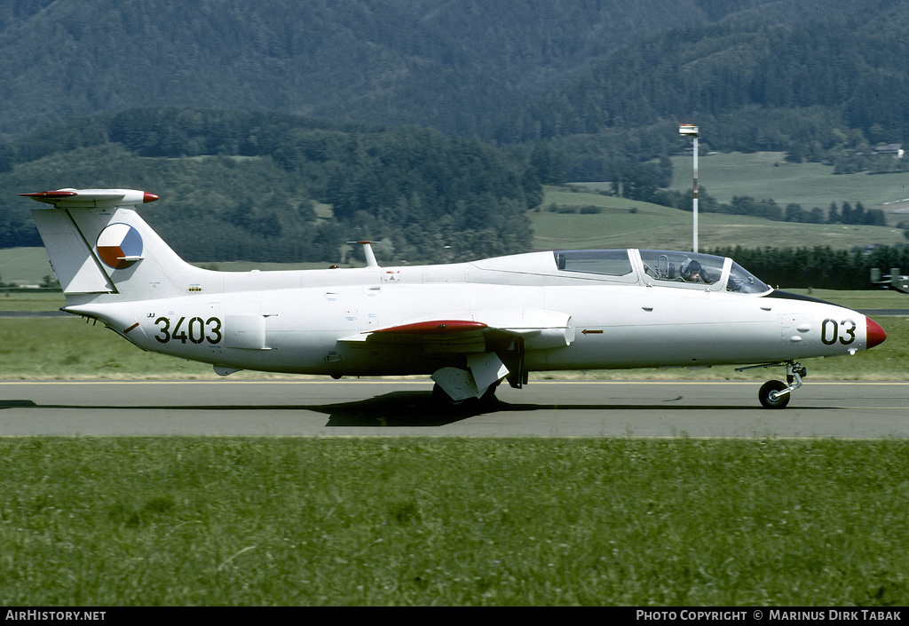 Aircraft Photo of 3403 | Aero L-29 Delfin | Czechia - Air Force | AirHistory.net #89972