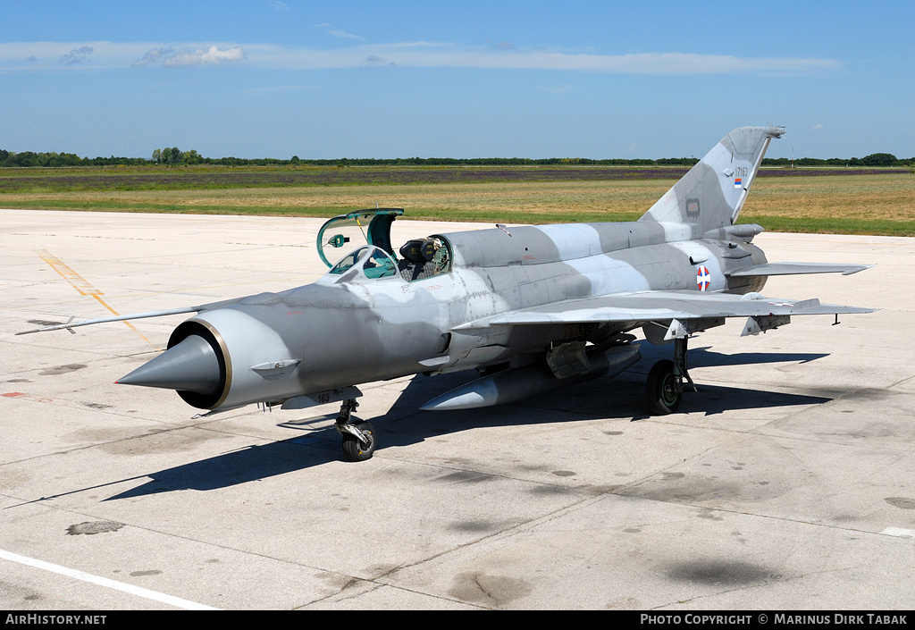 Aircraft Photo of 17163 | Mikoyan-Gurevich MiG-21bis-K | Serbia - Air Force | AirHistory.net #89975