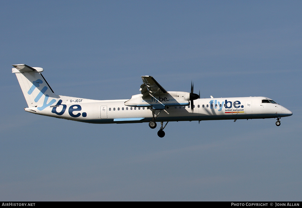 Aircraft Photo of G-JECF | Bombardier DHC-8-402 Dash 8 | Flybe - British European | AirHistory.net #89977