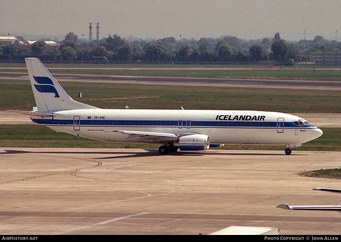 Aircraft Photo of TF-FIC | Boeing 737-408 | Icelandair | AirHistory.net #89982