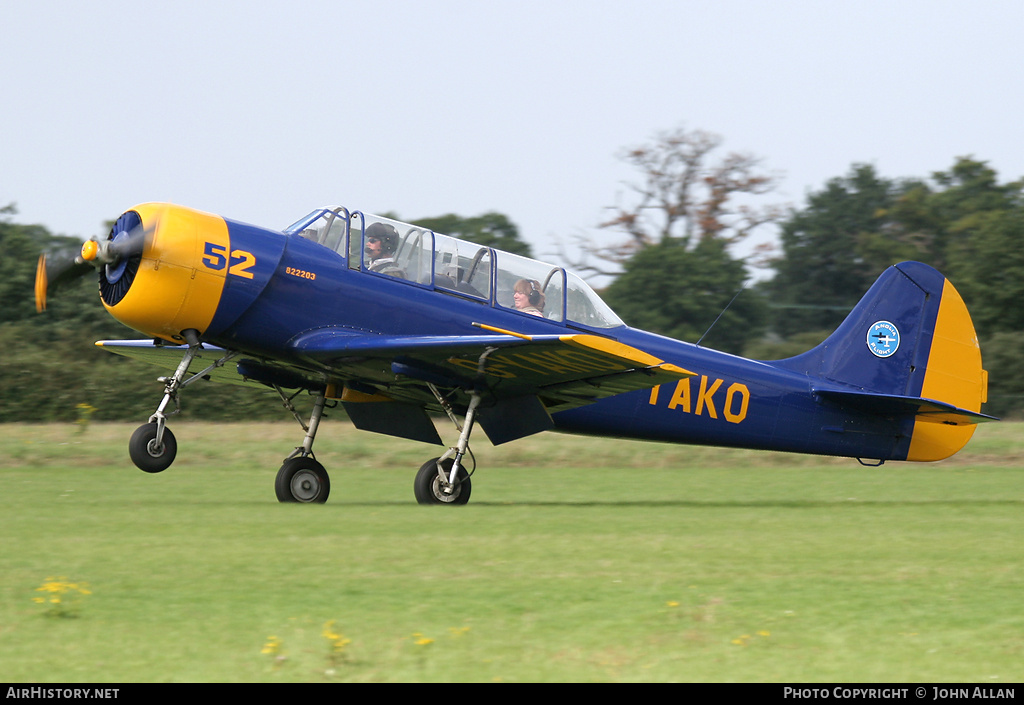 Aircraft Photo of G-YAKO | Yakovlev Yak-52 | Anglia Flight | AirHistory.net #89983