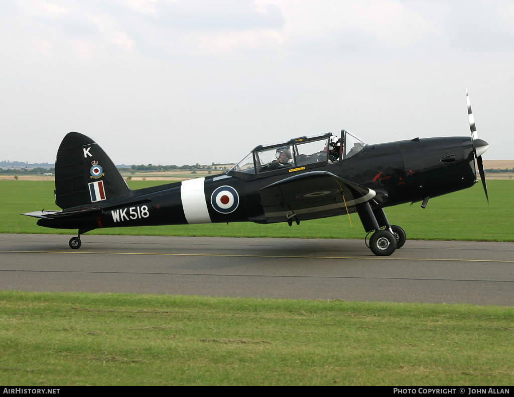 Aircraft Photo of WK518 | De Havilland DHC-1 Chipmunk T10 | UK - Air Force | AirHistory.net #89992