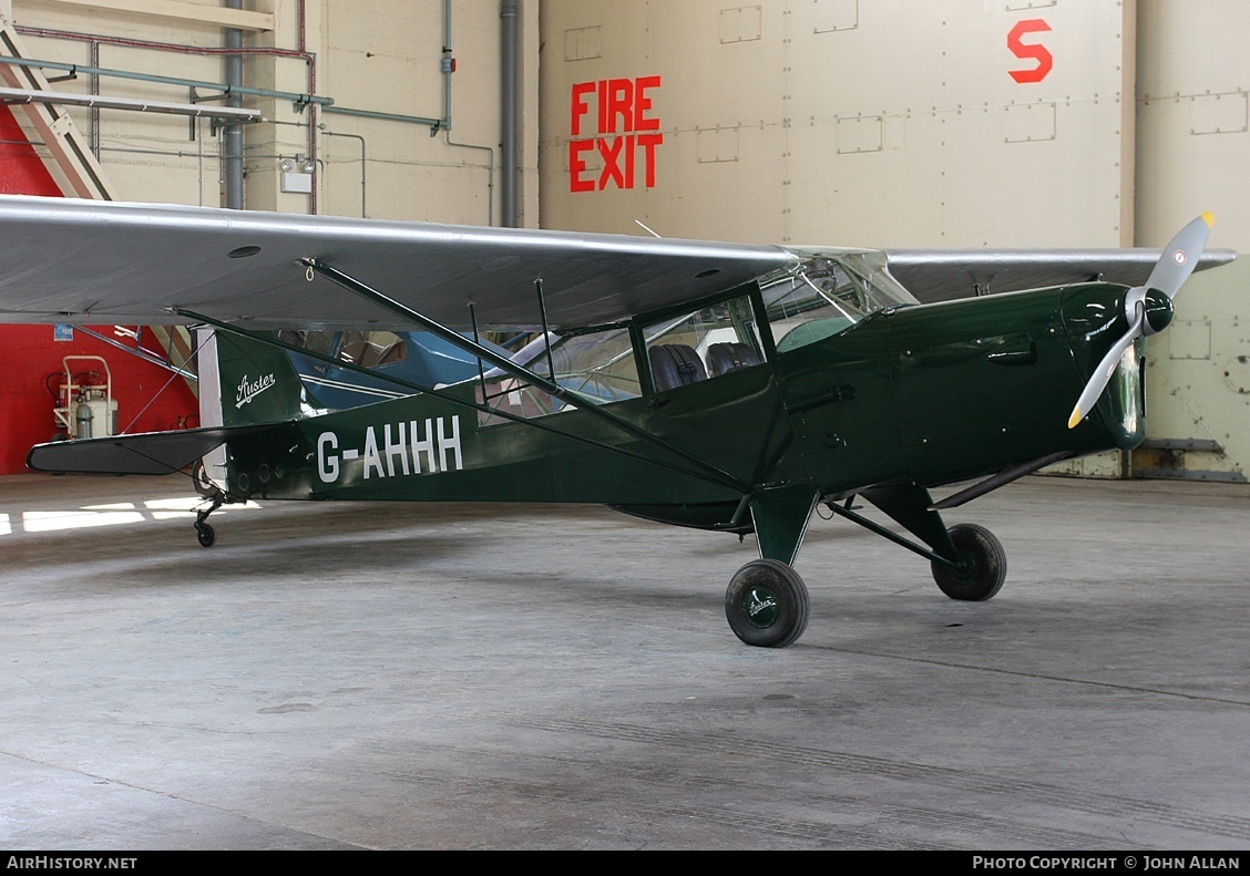 Aircraft Photo of G-AHHH | Auster J-1N Alpha | AirHistory.net #90004