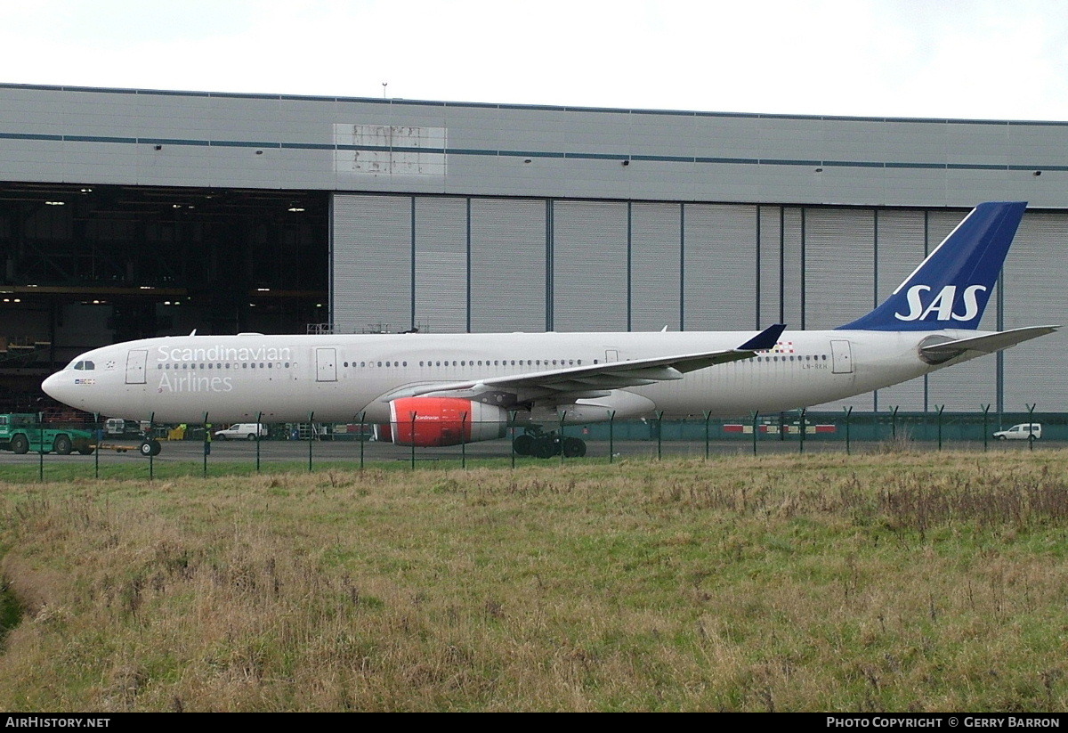 Aircraft Photo of LN-RKH | Airbus A330-343E | Scandinavian Airlines - SAS | AirHistory.net #90041