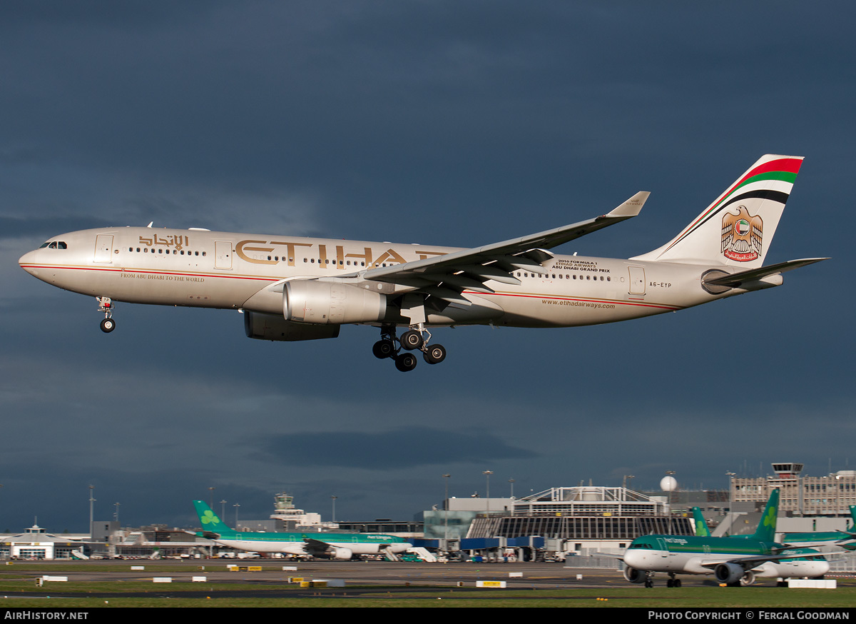 Aircraft Photo of A6-EYP | Airbus A330-243 | Etihad Airways | AirHistory.net #90048