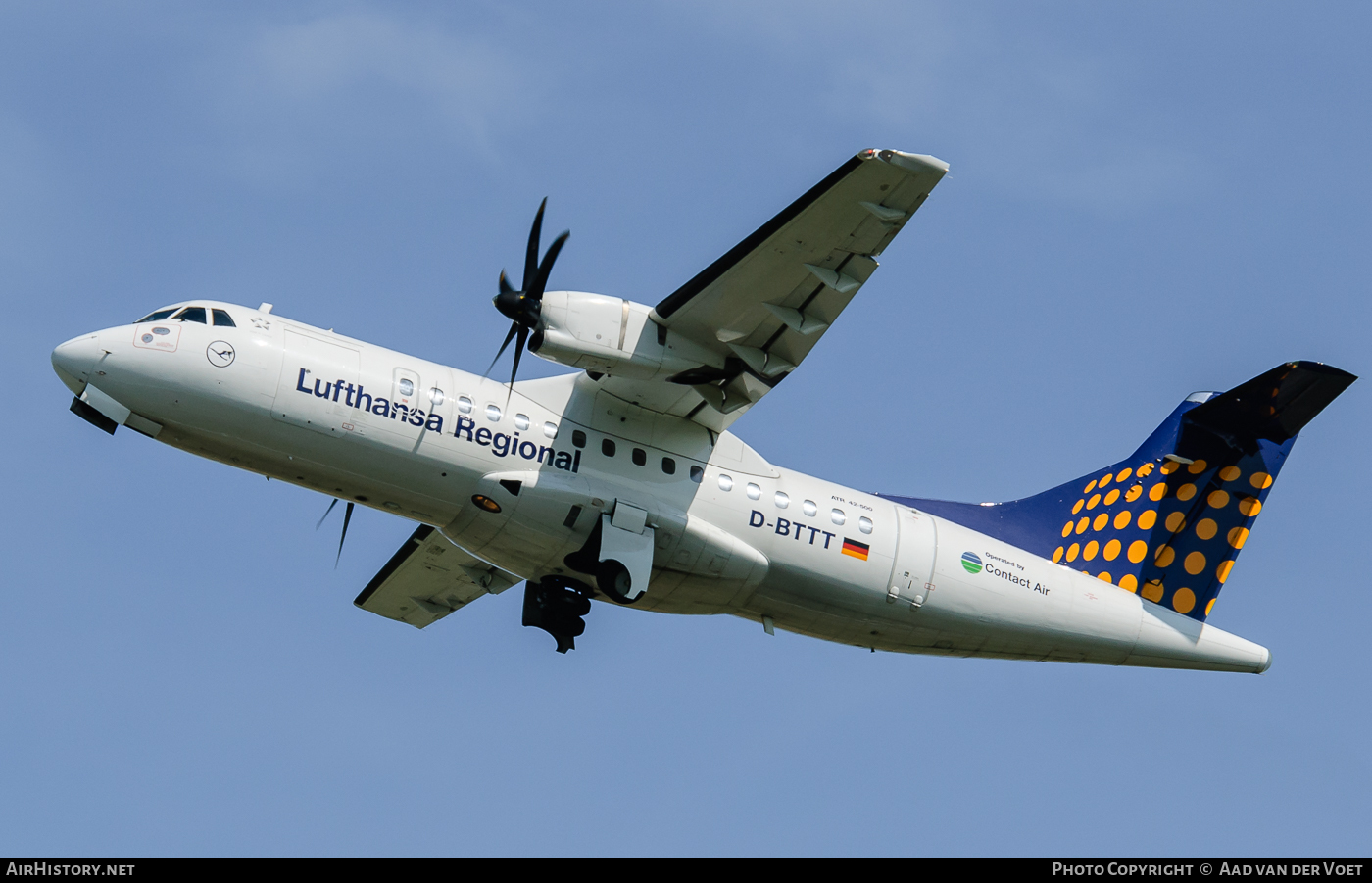 Aircraft Photo of D-BTTT | ATR ATR-42-500 | Lufthansa Regional | AirHistory.net #90056