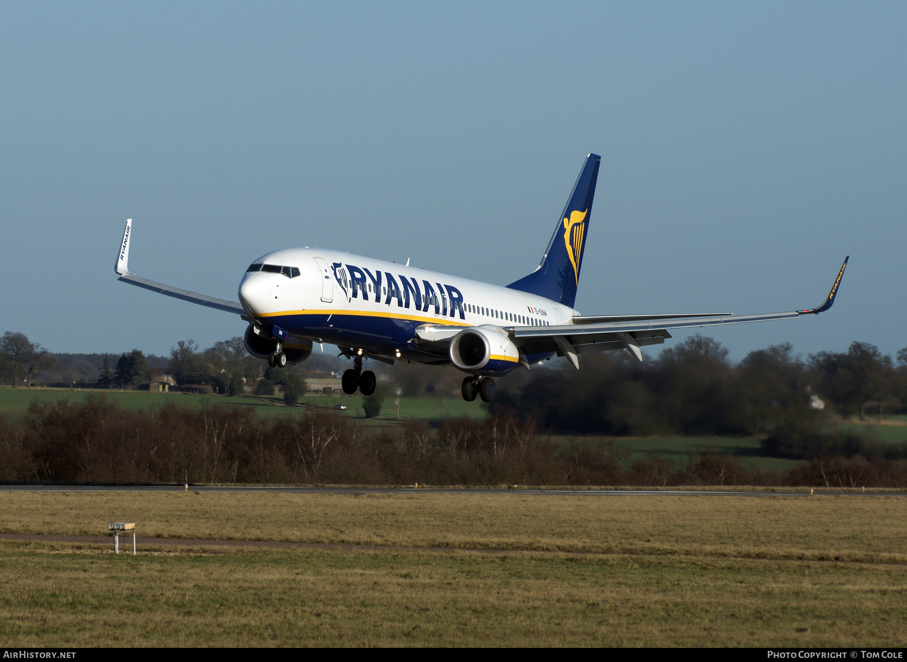 Aircraft Photo of EI-ENW | Boeing 737-8AS | Ryanair | AirHistory.net #90083