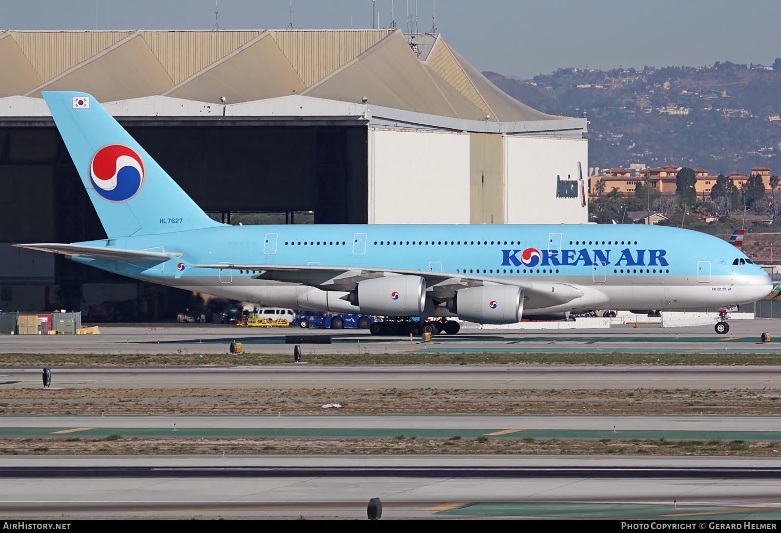 Aircraft Photo of HL7627 | Airbus A380-861 | Korean Air | AirHistory.net #90109