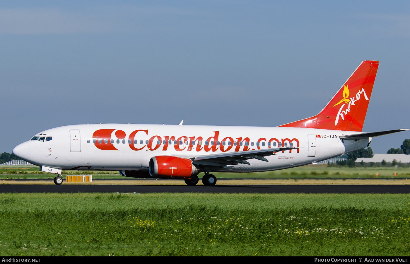 Aircraft Photo of TC-TJA | Boeing 737-3Q8 | Corendon Airlines | AirHistory.net #90113