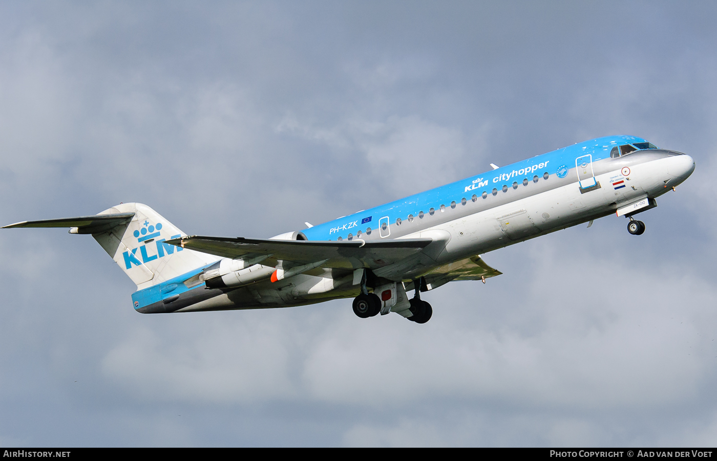 Aircraft Photo of PH-KZK | Fokker 70 (F28-0070) | KLM Cityhopper | AirHistory.net #90123