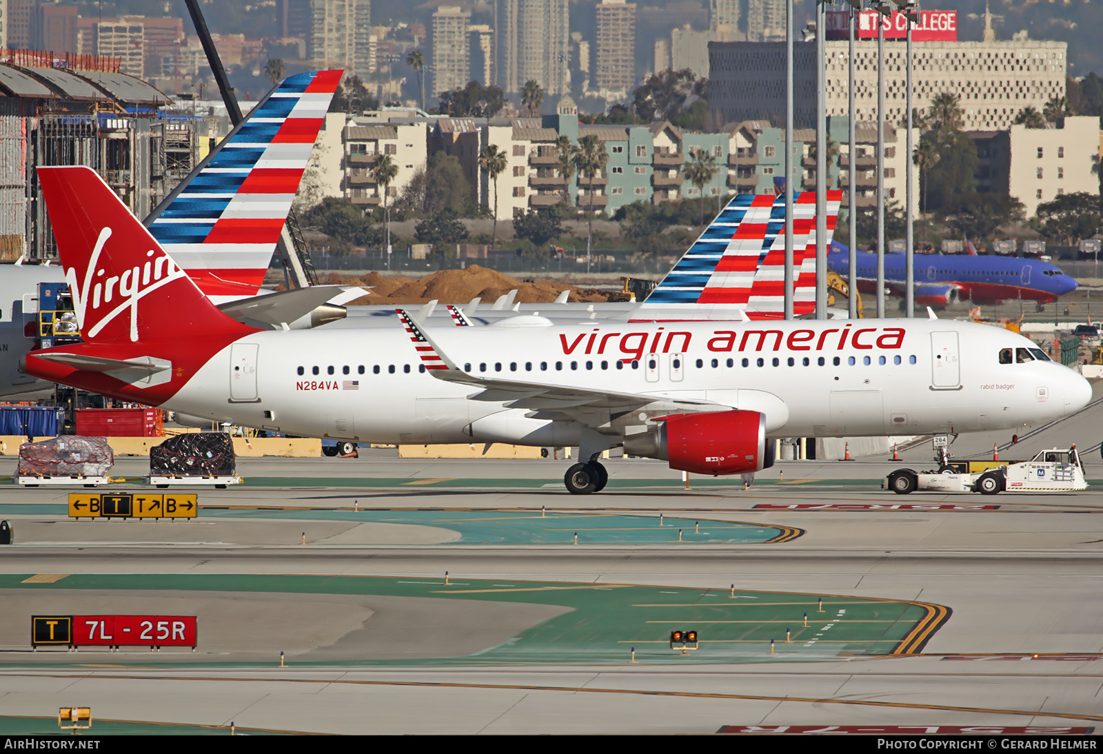 Aircraft Photo of N284VA | Airbus A320-214 | Virgin America | AirHistory.net #90124
