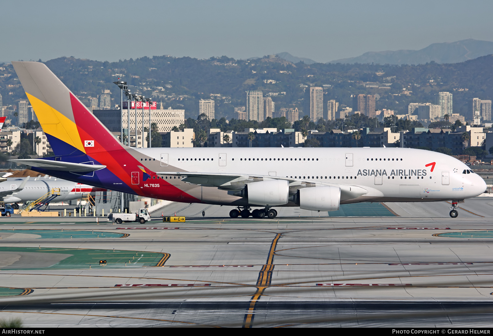 Aircraft Photo of HL7635 | Airbus A380-841 | Asiana Airlines | AirHistory.net #90171