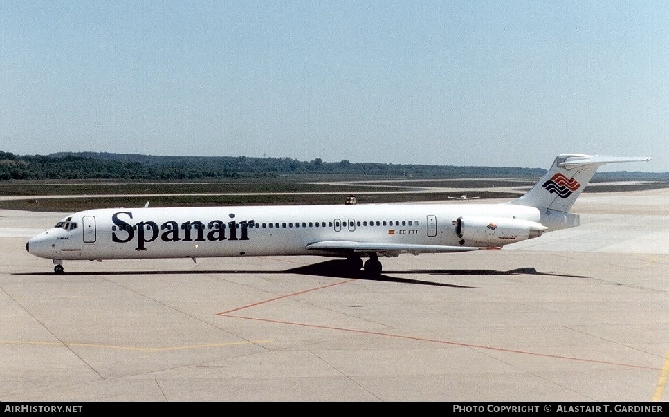 Aircraft Photo of EC-FTT | McDonnell Douglas MD-83 (DC-9-83) | Spanair | AirHistory.net #90185