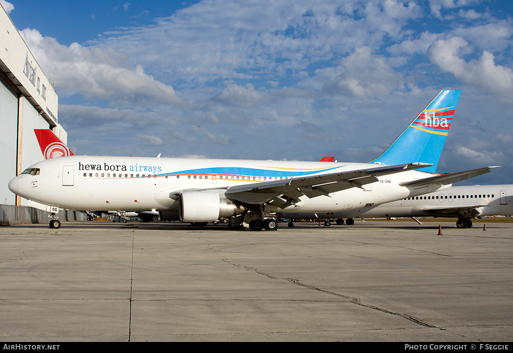 Aircraft Photo of 9Q-COG | Boeing 767-266/ER | Hewa Bora Airways | AirHistory.net #90196