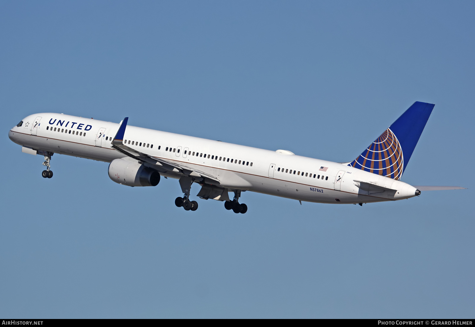 Aircraft Photo of N57862 | Boeing 757-33N | United Airlines | AirHistory.net #90199