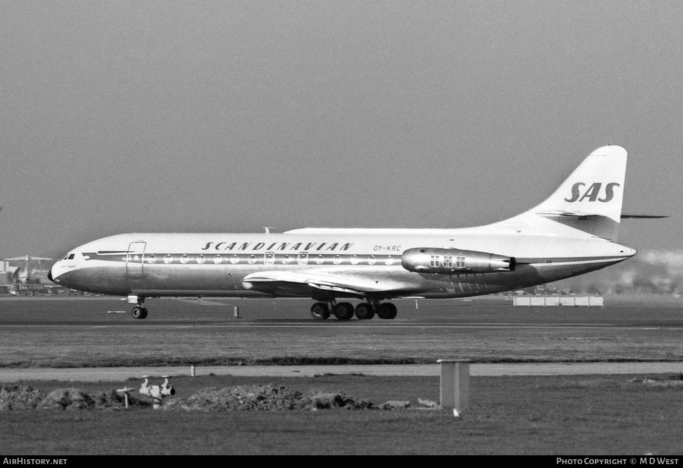 Aircraft Photo of OY-KRC | Sud SE-210 Caravelle III | Scandinavian Airlines - SAS | AirHistory.net #90209