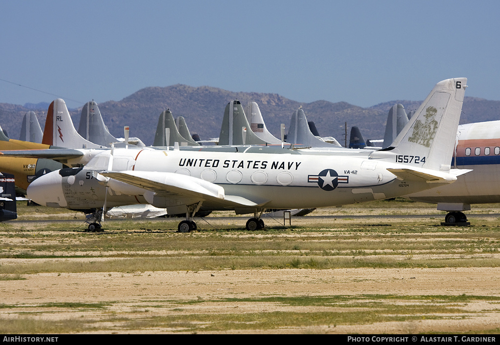 Aircraft Photo of 155724 | Grumman TC-4C Academe (G-159) | USA - Navy | AirHistory.net #90216