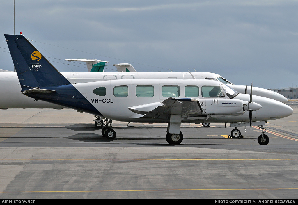 Aircraft Photo of VH-CCL | Piper PA-31-350 Navajo Chieftain | Sharp Aviation | AirHistory.net #90228
