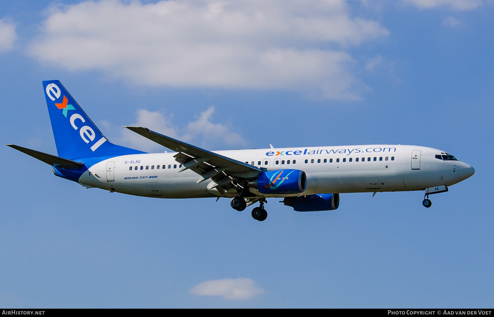 Aircraft Photo of G-XLAE | Boeing 737-8Q8 | Excel Airways | AirHistory.net #90231