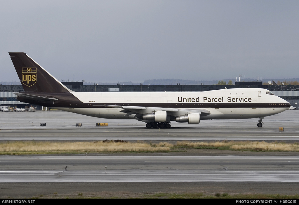 Aircraft Photo of N676UP | Boeing 747-123(SF) | United Parcel Service - UPS | AirHistory.net #90254
