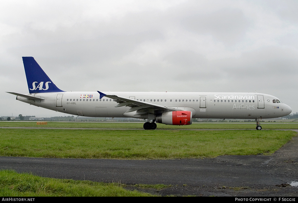 Aircraft Photo of OY-KBL | Airbus A321-232 | Scandinavian Airlines - SAS | AirHistory.net #90269