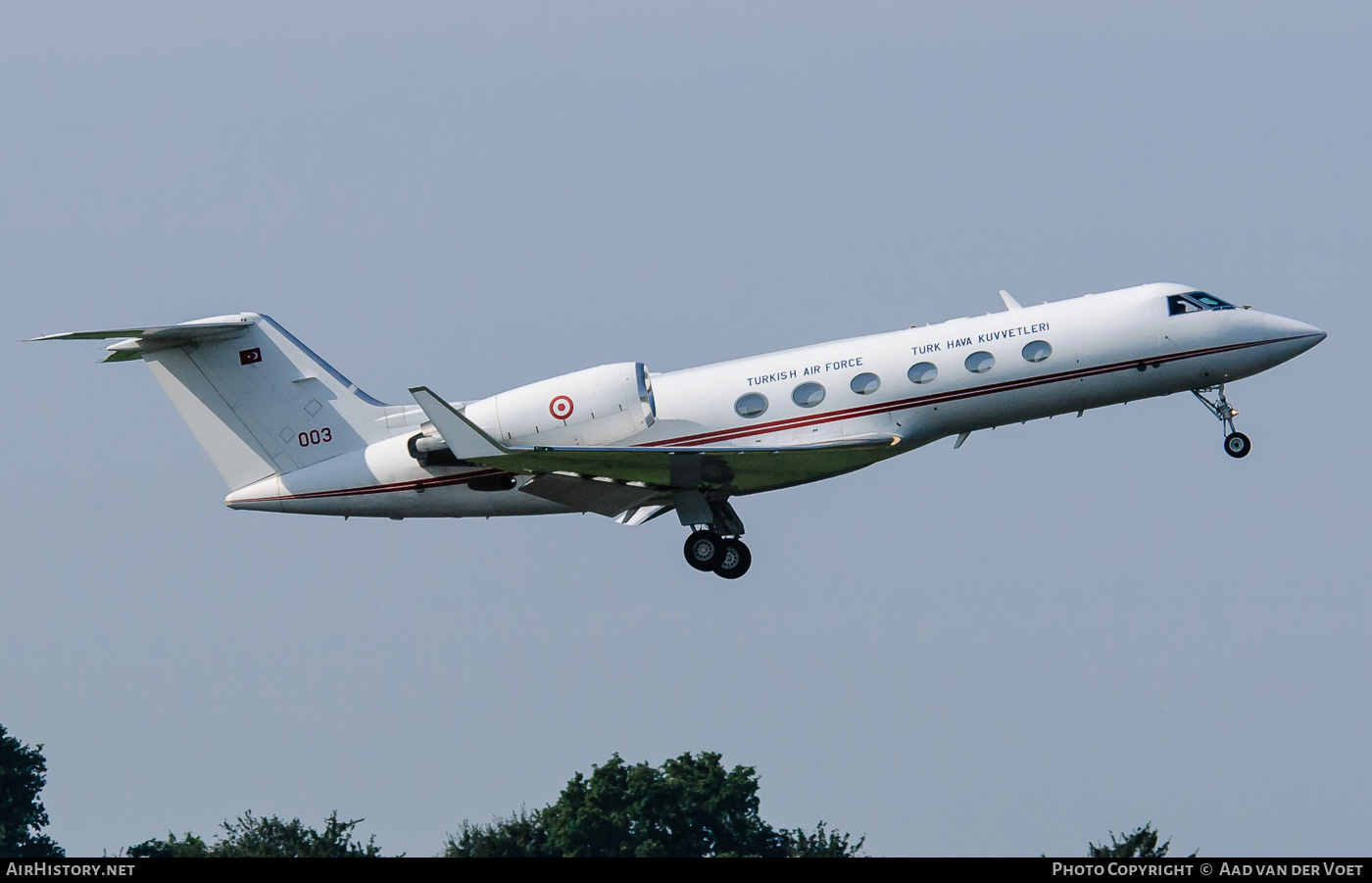 Aircraft Photo of 91-003 / 003 | Gulfstream Aerospace G-IV Gulfstream IV | Turkey - Air Force | AirHistory.net #90281