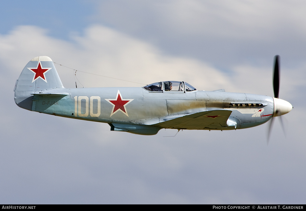 Aircraft Photo of D-FJAK / 100 white | Yakovlev Yak-3UA | Soviet Union - Air Force | AirHistory.net #90288