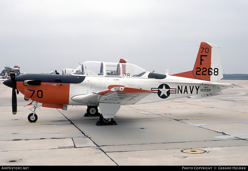 Aircraft Photo of 162268 | Beech T-34C Turbo Mentor | USA - Navy | AirHistory.net #90292